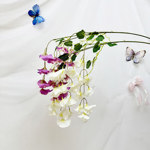 Fábrica de Flores Meiyu, Flores Artificiales de Guisante Dulce, Decoraciones de Boda de Seda, Arreglos Florales Hechos a Mano para Bodas - Product Image 3