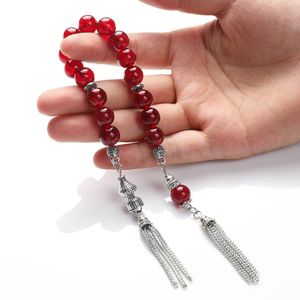 Bracelet de prière musulman Tasbeeh, chapelet islamique, bijoux religieux unisexe, cadeau pour lui et elle, Tasbih réglable pour la méditation - Product Image 2