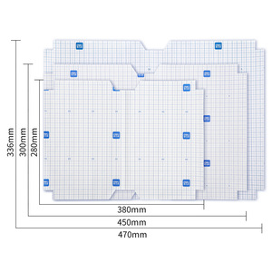 Deli 70567 Book Cover A4 16K 18K PVC Self Adhesive Student Book Sleeve Set 30 Sheets - Product Image 3