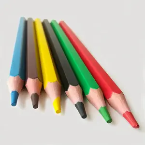โรงงานจีซิงขายตรง พร้อมใบรับรอง EN71 ดินสอสีแบบกำหนดเอง โลโก้ตามสั่ง ดินสอสีขายส่ง - Product Image 1