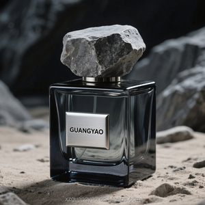 Bán Hàng Trực Tiếp Nước Hoa Bao Bì Chai 100Ml Vuông Rõ Ràng Màu Đen Tùy Chỉnh Nhãn Nước Hoa Mẫu Chai Chai Cho Nước Hoa - Product Image 1