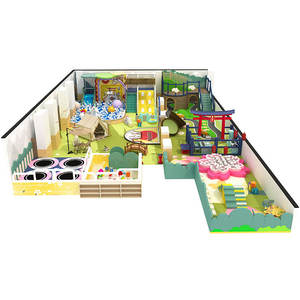 ปราสาท <span class=keywords><strong>Funbrain</strong></span> ปีนเขาแทรมโพลีนในร่มสไลด์สนามเด็กเล่นเกมพาสเทลสําหรับศูนย์การค้า - Product Image 6