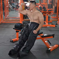 Masseur pour les pieds et les jambes à compression d'air séquentielle, taille réglable, contrôle du temps, récupération, CE AS ALL STAR