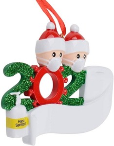 <span class=keywords><strong>Adornos</strong></span> navideños de <span class=keywords><strong>papel</strong></span> higiénico, resina, nombre familiar, 2, 2020 - Product Image 5