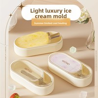 Moule à glace en silicone de qualité alimentaire, empilable, résistant à -40°C, pour la fabrication de glaces maison