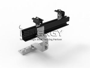 Struttura di Montaggio per Pannelli Solari, Binario in <span class=keywords><strong>Alluminio</strong></span> per Tetti, Kit Solari Completi, Staffa di Montaggio per Pannelli Solari - Product Image 2