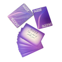 Cartes à boire personnalisées Cartes de jeu de société Cartes à jouer pour fête
