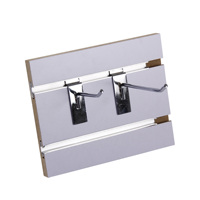 Panneaux doublés en mélamine pour magasin, noir sur blanc, 4 "x 8" ou 4 "x 4"
