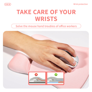 Nhà Máy Ergonomic Bàn phím Cổ Tay Màu chuột Pad chống trượt gel hỗ trợ cổ tay PC chơi Game máy tính xách tay chuột Pad cho văn phòng - Product Image 3