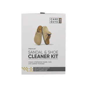 Kit de nettoyage pour sandale et sabot en daim, nettoyage des chaussures, imperméabilité et <span class=keywords><strong>restauration</strong></span> pour le cuir, entretien des chaussures en liège - Product Image 1