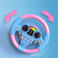 Jouet simulateur de conduite à ventouse, volant électrique pour enfants, jouet éducatif avec musique et sens de la direction