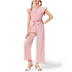 Pantaloni a maglia svasati autunnali da ragazza <span class=keywords><strong>tuta</strong></span> comodo abito da festa alla moda con Logo personalizzabile OEM ODM accettato - Product Image 5