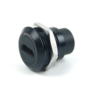 Conector HDMI Abccable de 9.4mm, Doble de 19 Pines, Adaptador Hembra a Hembra para Montaje en Panel - Product Image 1