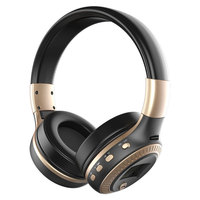 Casque audio circum-auriculaire Zealot B19, 8h d'autonomie, léger, micro intégré pour les appels, ajustement confortable, pour les voyages et le bureau