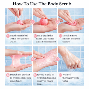 Exfoliante Corporal de Azúcar 3 en 1 para Piel Seca, Hidratante Profundo, Nutritivo y Exfoliante, para una Sensación Suave e Hidratada - Product Image 6