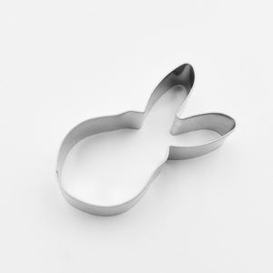 Ensemble de 6 <span class=keywords><strong>emporte</strong></span>-pièces en acier inoxydable écologiques en forme de dessin animé pour la pâtisserie, série Pâques, durables - Product Image 2