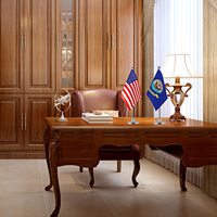 Drapeau de table de bureau imprimé en polyester 100 % neuf, petit format, vente en gros, fabriqué aux États-Unis