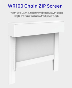 Nouvelles stores enrouleurs coupe-vent WR100, stores extérieurs à fermeture éclair, stores de pergola à fermeture éclair, stores de fenêtre sur mesure, pare-soleil et volets. - Product Image 5