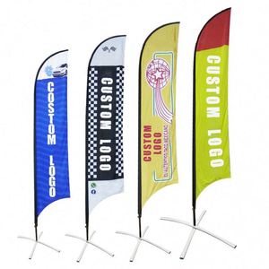 Bandera Publicitaria para Eventos al Aire Libre, Bandera de Playa Voladora al por Mayor, Bandera de Playa Personalizable - Product Image 1