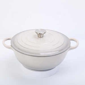 Casseroles et faitouts en <span class=keywords><strong>fonte</strong></span> <span class=keywords><strong>émaillée</strong></span> écologiques de style européen classique 26 cm - Product Image 5