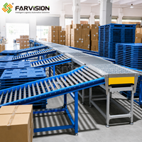 Système de tri de colis intelligent FARVISION à convoyeur, capacité 6000 PPH, machine de tri automatique haute vitesse, 3 vitesses variables avant/arrière