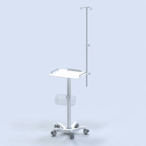 Multifunctionele Medische Metalen Mobiele Kar Infusiestaaf Monitor Instrument Elektrocardiogram Computer <span class=keywords><strong>Trolley</strong></span> 5 Stille Wielen - Product Image 1
