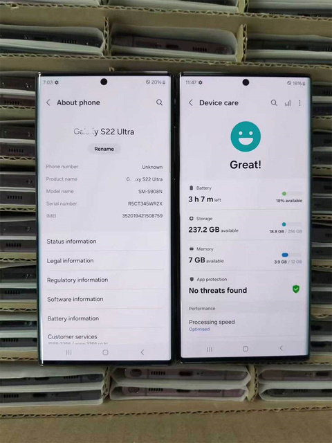 Unlocked Android 15 Phone Sumsung S22+ 128GB 256GB 5G 16GB 1TB Global Version Smartphone Fast Dispatch