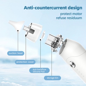 Aspirateur nasal rechargeable pour bébé, nettoyeur de nez pour éliminer les mucosités, les crachats et les sécrétions nasales chez les nourrissons, les tout-petits et les nouveau-nés. - Product Image 5