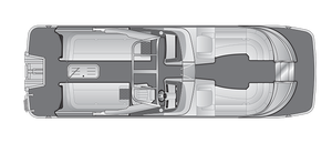 Lujo Tritoon <span class=keywords><strong>RC</strong></span> pontón barco 19ft-27ft fibra de vidrio pesca barco fiesta deporte yate aluminio casco motor fueraborda CE - Product Image 2