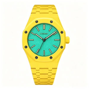 Reloj de Cuarzo de Lujo Unisex con Correa de Acero Inoxidable, Caja de Silicona, Diseño Impermeable para Uso Diario - Product Image 4