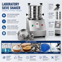Tamis circulaire en acier inoxydable 304 de 200 mm pour l'analyse de la granulométrie des minerais en laboratoire