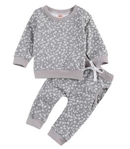 Vente de gros Ensemble barboteuse et pantalon à manches longues et à volants pour <span class=keywords><strong>bébé</strong></span> fille - Product Image 5