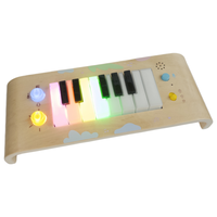 Jouet éducatif musical précoce, clavier en bois pour enfants, fonction de suivi des chansons intégrée, pratique libre, Montessori, sensoriel
