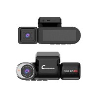Cámara para Coche 4K de Triple Lente y 3 Canales con WiFi, Pantalla IPS de 3.2 Pulgadas, Monitor de Estacionamiento, Pantalla Táctil, DVR para Taxi