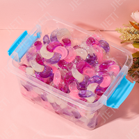Hurricane 4IN1 Pabrik Grosir Ramah Lingkungan 12gX80g Deterjen Bubuk Konsentrat Instan Sekali Pakai Butiran Cuci Pakaian Aroma Bunga