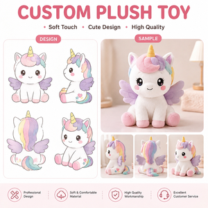 Juguete de Peluche Personalizado OEM, Tela de Felpa Súper Suave, Relleno de Algodón PP, Muñeco de Personaje Adorable, Regalo para Niños - Product Image 3