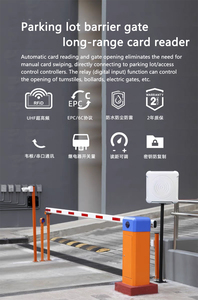 Ấn Độ DC Tự Động NFC RFID Xe Tìm Kiếm Kiosk Bãi Đậu Xe Hướng Dẫn Hệ Thống Rất Nhiều Quản Lý Giấy Phép Tấm Công Nhận Boom Cổng Rào Cản - Product Image 4