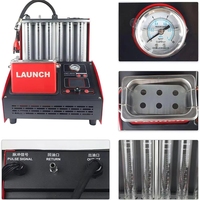 Nettoyeur et testeur d'injecteurs de carburant à ultrasons CNC-603C, machine de nettoyage du système d'injection automobile à 6 cylindres
