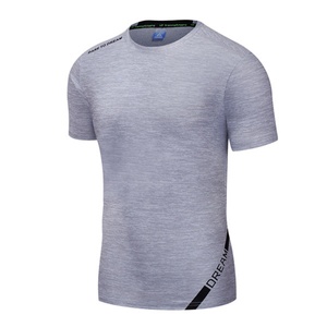 Men's Casual Short-Sleeved Hip Hop Sports T-Shirt Breathable Knitted 100% Polyester Fabric Oversized Fit Custom Logo Printed - Product Image 4