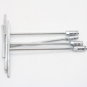 T Type Socket Wrench Set Metric 6-19mm Manual Hex Socket Head <b>Tools</b> For Automotive Repair - Product Image 3