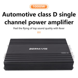 Amplificador de coche mono de clase <span class=keywords><strong>D</strong></span> de potencia máxima 10000WD de alta eficiencia de estilo brasileño Crossovers de aluminio y amplificador de bocina Subwoofer - Product Image 3