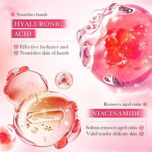 Maschera per <span class=keywords><strong>Mani</strong></span> OEM SADOER alla Fragola 40ml per Idratazione e Nutrimento con Niacinamide - Product Image 3
