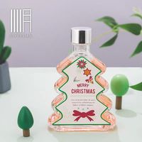 Bouteille en verre vide en forme de sapin de Noël de 200 ml pour vin de fruits, bouteille de liqueur, diffuseur d'arômes à bâtonnets – Offre Spéciale