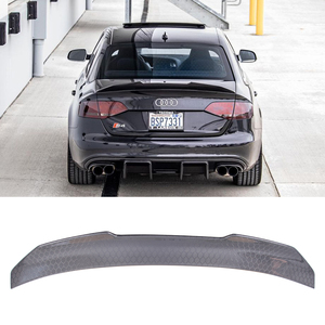 For B8 PSM Style Real Honeycomb Carbon Fiber Material Rear Spoiler Trunk Wing 2008-2011 - Product Image 2