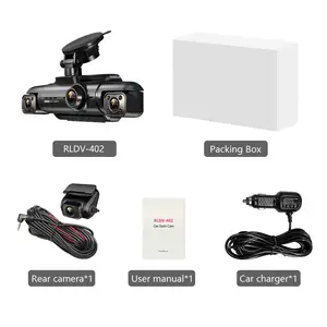 4 kênh máy ảnh Dash Cam xe máy ảnh ghi âm 1080P Dashcam xe Dash Camera cho xe hỗ trợ Wifi tầm nhìn ban đêm