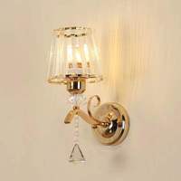 Nuevo diseño nórdico pared luz cabecera Fondo 12W acrílico cristal LED lámpara de pared para sala de estar