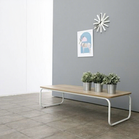 Table basse de luxe en fer forgé au design nordique, mobile pour usage domestique