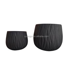 Macetas Modernas Grandes de Fibra de Arcilla Esmaltada Blanca, Kit de Macetas Ecológicas para Interiores, Colgantes o de Pie, Decoración para el Hogar y Jardinería - Product Image 6