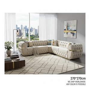 Corner <b>Sofa</b> <b>Set</b> - 270*270cm - We Ship Worldwide - Any Color Is Possible. - Product Image 3