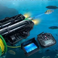 Robot sous-marin ROV, drone, détecteur de poissons, caméra HD, sonar, détecteur, étanche, télécommande, pêche avec vision nocturne